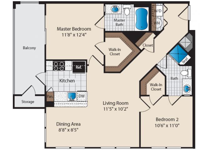 C5 Kessler Two Bedroom Two Bathroom